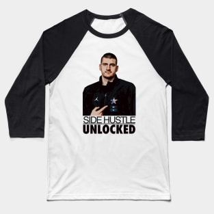 Nikola Jokic Side Hustle Baseball T-Shirt